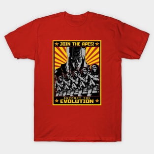 Planet of the Apes propaganda poster - 4.0 T-Shirt